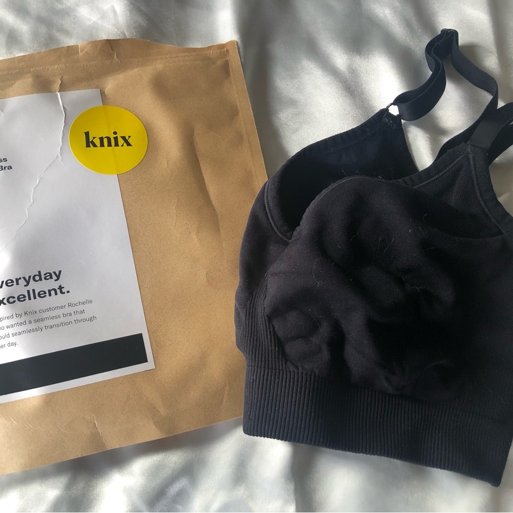 Knix Good to Go Seamless Bra (M+) | Black